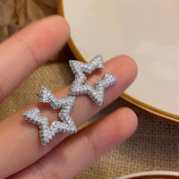 Xinghe Dream Rhinestone Star Ear Studs