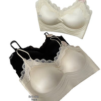 Womens Backless Lace Push-Up Seamless Underwear