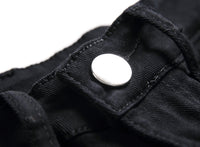 European And American Slim Straight Zipper Pleated Men