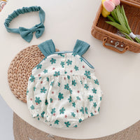 Baby Flower Bag Fart Clothes Breathable Sling Romper