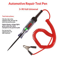 LED Test Light Car Digital Display Car Test Pen