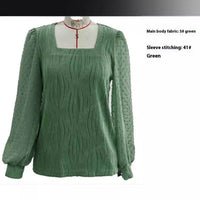 Water Ripple Women's Fashion Casual Long Sleeve Top