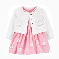 Two-Piece Printed Dresses In Europe And America