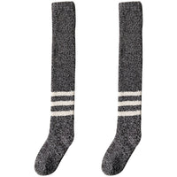 Coral Fleece Men's Over The Knee Stockings Fleece-lined