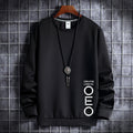 Thin Round Neck Sweater Men's Korean Hipster Sports Hoodie Male Student Coat Men