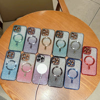 Gradient Magnetic Suction Phone Case 12 Lens Film