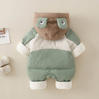 Baby Boy Down Coveralls Winter Clothes Fleece-lined