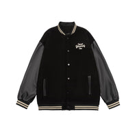 American Retro Sports Baseball Uniform Jacket Pu Shuai Embroidered Jacket