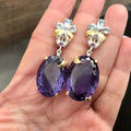 Luxury Floral Earrings For Women Stylish Light Luxury Design