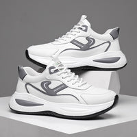 Leather Casual White Shoes Men's Outdoor Mountaineering