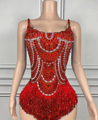 Women's Creative All-Match Solid-Color Tassel Dress
