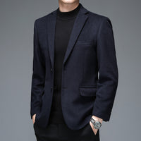 Mens Casual Wool Suit For Fall And Winter