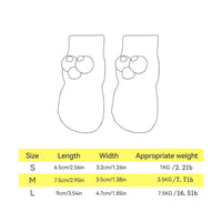 Dog All-season Universal Socks, Cute Big Eyes, Adorable Pet Cartoon Knitted Cat Anti-slip And Warm Dog Cotton Socks