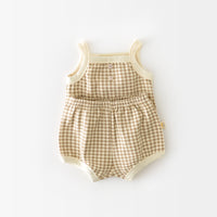 Baby Suit Summer Pajamas New Korean Style Infant Thin Suspenders Vest Shorts Boys 'and Girls' Home Wear