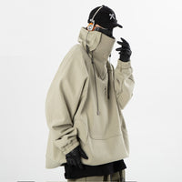 Autumn And Winter Fashion Brand Hip Hop Turtleneck Functional Sweater Men