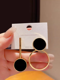 Trendy Geometric Asymmetrical Earrings