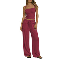 SpringSummer New Womens Vest And Camisole Set