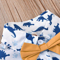 Baby Boy Summer New Short Sleeved Kazakhstan Shorts Suit Boy European And American Gentleman Dress