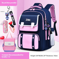 Schoolbag Boy Elementary School Students Three Four To Six Grade