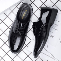 Summer Casual Business Formal Soft-Soled Suit Leather Shoes For Men
