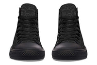 High Top Canvas Shoes For Printing Lovers