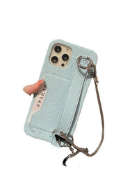 Ins Niche Portable Heart Shape Mirror Phone Case