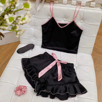 Suspender Dress Loungewear Womens Summer Thin Tank Top And Shorts