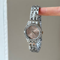 Daisy-shaped Round Dial With Diamond Embellishments For A Premium, High-end Look