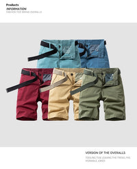 Hong Kong Style Loose Straight Men's Fifth Pants Summer