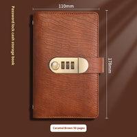 New Cash Savings Book Financial Storage Book Password Lock Savings Clip