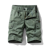 Casual Pants Men's Summer Thin Men's Overalls Men's Cotton Multi-pocket Trousers Teen Trend Wear-resistant Straight-leg Pants