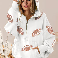 Sweater Women's Clothing Zipper Drawstring Long Sleeve