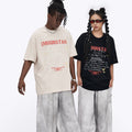 Men's Off-shoulder Short Sleeve Street