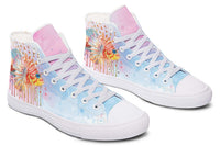 High Top Canvas Shoes For Printing Lovers