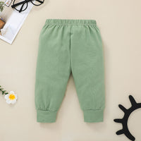 Letter Long Sleeve Fashion Baby Pants Suit