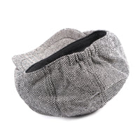 Fashion Retro Octagonal Hat Male Fashion Plaid Beret