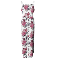Sleeveless Top Pearl Sling Wide Leg Jumpsuit