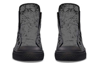 Printed Couple High Top Canvas Shoes