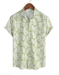Casual Cardigan Top Digital Printed Shirt
