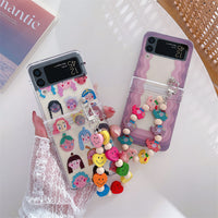 Cartoon Folding Mobile Phone Case Transparent