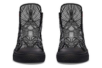 Printed Couple High Top Canvas Shoes