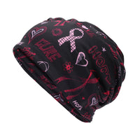 Breast Cancer Awareness Day Patterned Headscarfhat