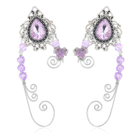 Crystal Creative Ear Clip Female Vintage Earrings