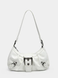 Women's Vintage Vintage Two-tone Leather Shoulder Bag