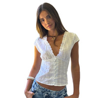 Cross-border White Shirt European And American Style