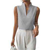 Fashionable V-neck Street-style Trendy Personalized Sexy Chic Slim-fit Top