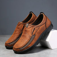 Plus Size Men's Shoes Fashionable Breathable Business British Style Lazy Casual