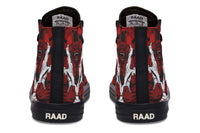 Printed Couple High Top Canvas Shoes