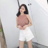 Women's Summer Loose High Waist Denim Shorts