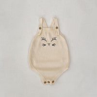 Baby Cat Embroidered Knitted Strap